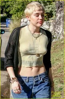 Braless miley cyrus