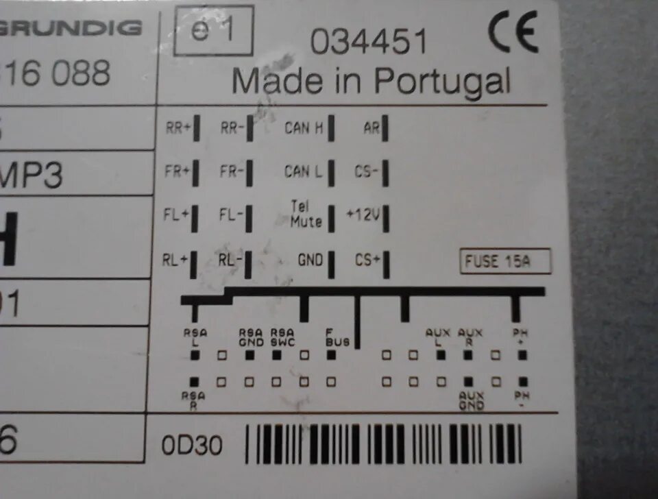Штатная схема провод магнитола опель зафира а SIEMENS NCDR 1100 + GID + CHANGER 4 CD DISC Opel Zafira A, 2,2 л, 2005 года ст