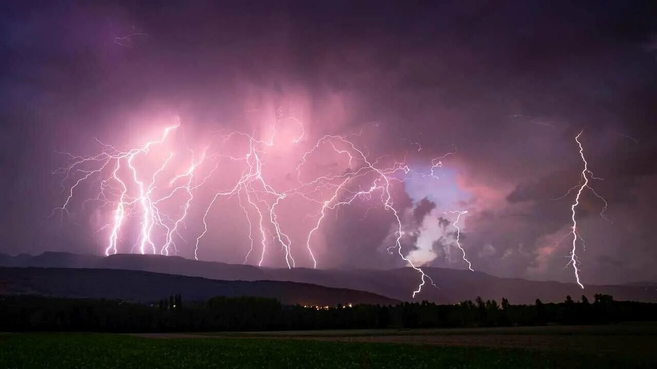 Lighting storm