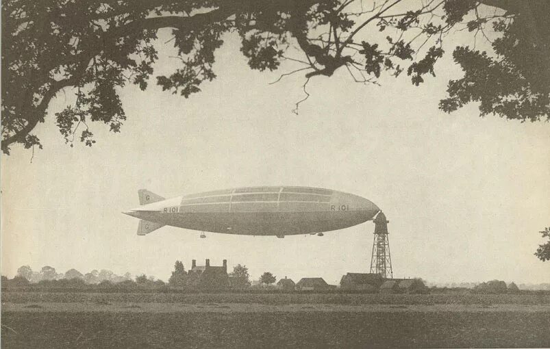 Р 101 и р 2. R101 zeppelin. дирижабль р 101. дирижабль 1930. причальная мачта для дирижабля.