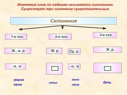 Укажи склонение существительного конь