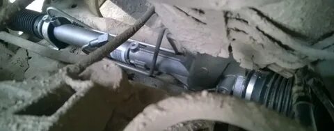 Снять рулевую рейку поло