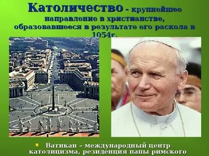 Мировой центр католицизма
