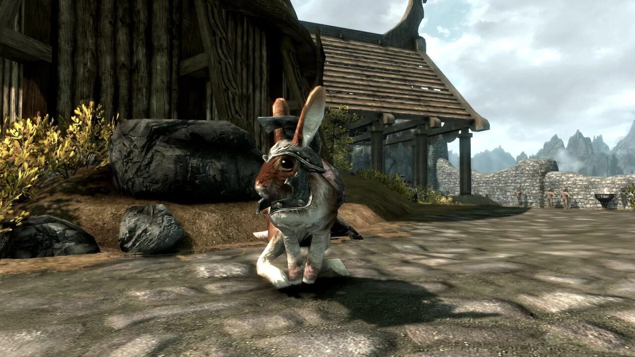 Animals skyrim. Питомец Фьоны Skyrim. Питомцы скайрим. Скайрим кролик компаньон. Скайрим мод на питомцев.