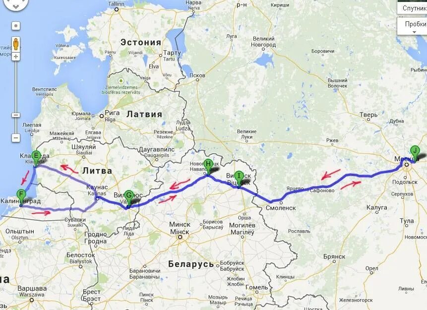 Калининград Москва автомобильный маршрут. Маршрут Москва Калининград границы. Путь Калининград-Москва маршрут. Трасса Калининград Москва.