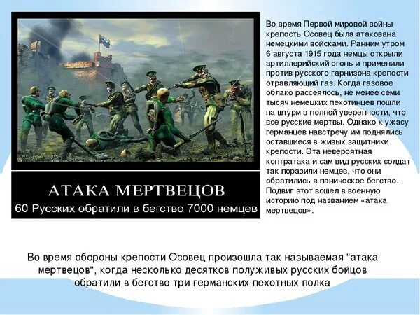 Противники россии в 1 мировой войне. Крепость Осовец атака мертвецов. Осовец 1915 атака мертвецов. Атака мертвецов день в истории.