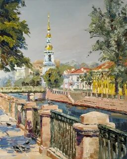 Санкт петербург холст масло