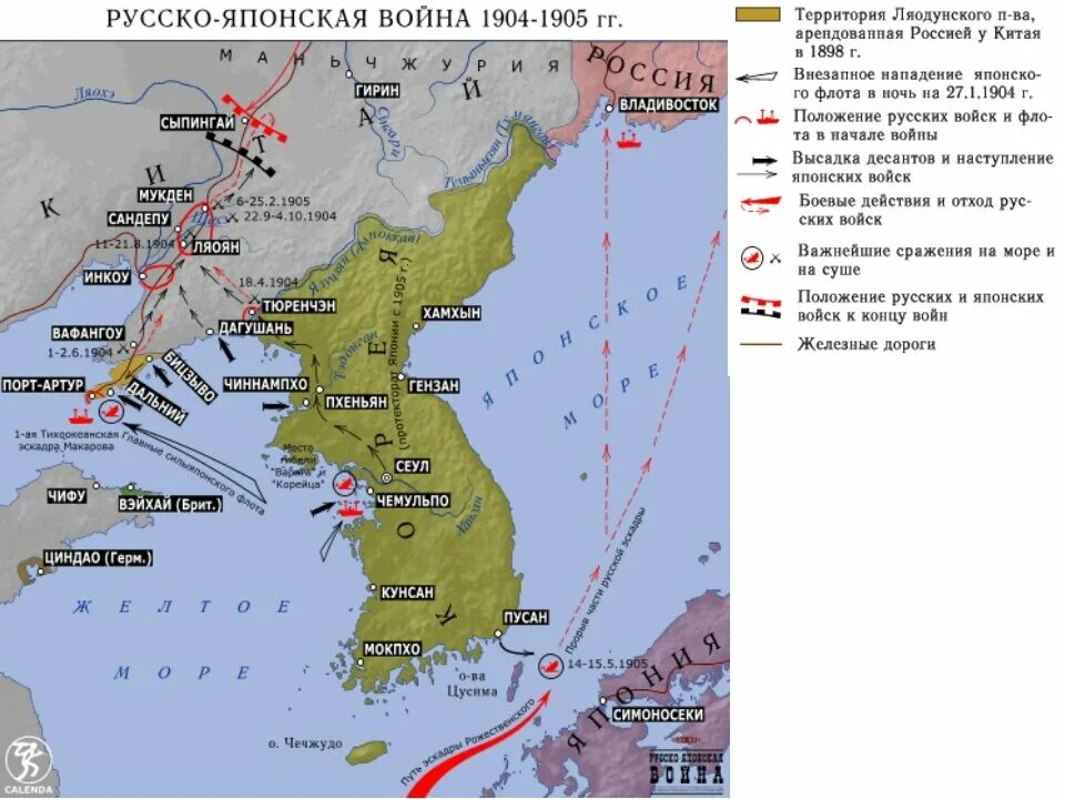 Россия потерпела в войне с японией