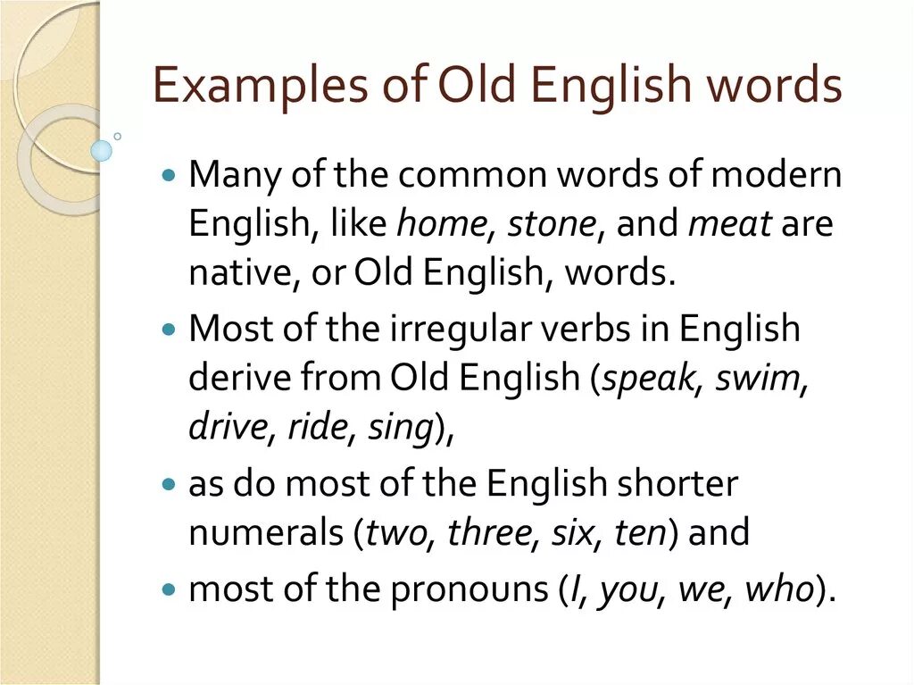 He old english. Old English Words. Old Word английский. Old English Words examples. Old English and Modern English.