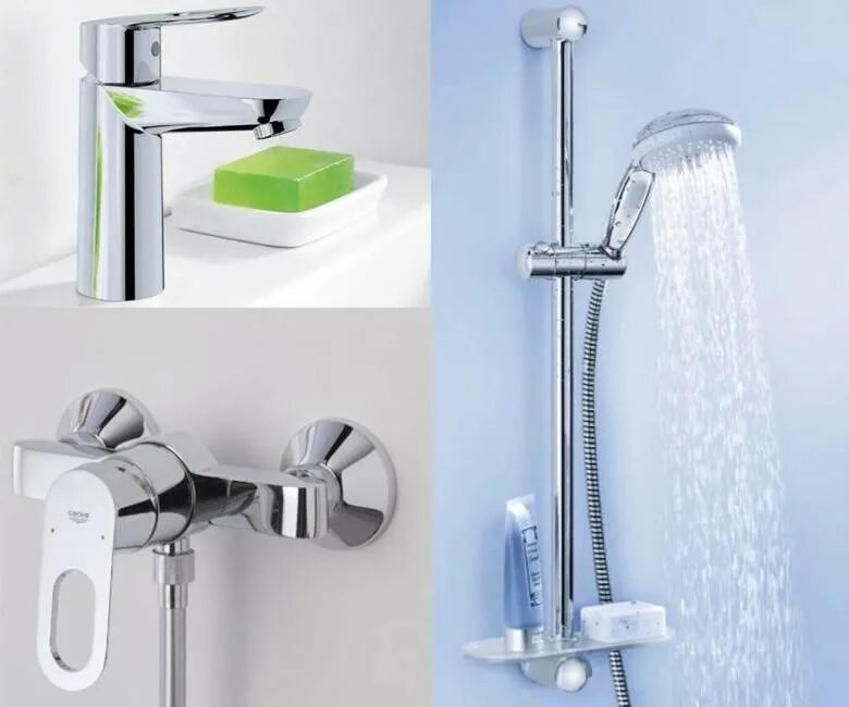 Смеситель для ванны Grohe BAULOOP. Смеситель Grohe BAULOOP 23336. Душевой набор (гарнитур) Grohe BAULOOP 118105 хром. Комплект для душа гигиенический BAULOOP Grohe. Рейтинг лучших смесителей для ванной