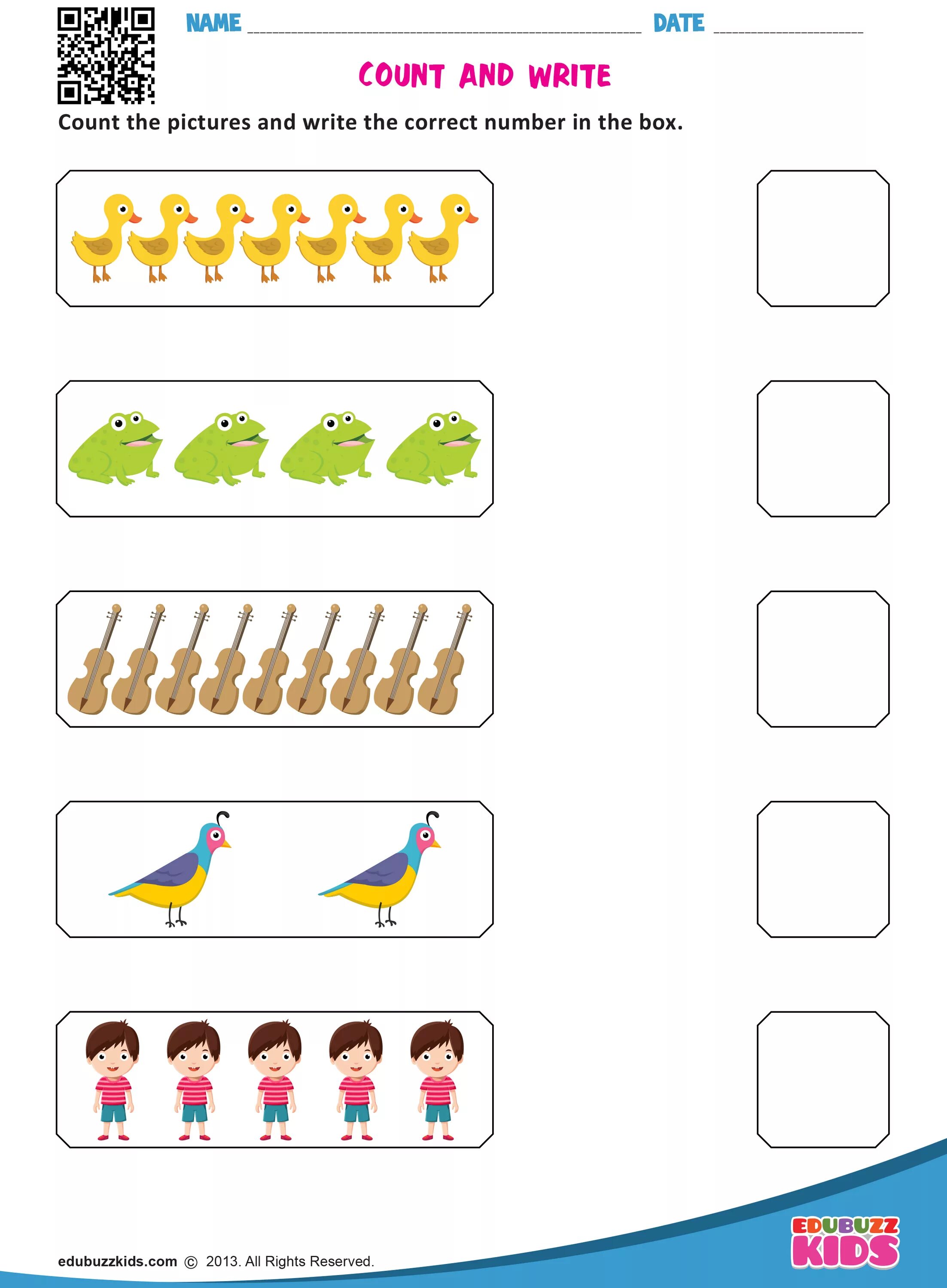 Write the correct number. Count and write. count and write the number. count and write worksheet. count and write for kids.