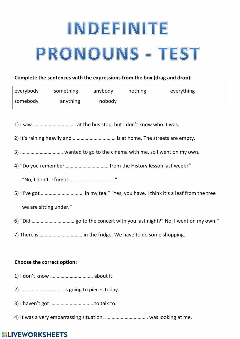 Something anything somebody anybody упражнение. Неопределенные местоимения в английском языке Worksheets. Неопределенные местоимения Worksheets. Indefinite pronouns упражнения. Indefinite pronouns Worksheets.