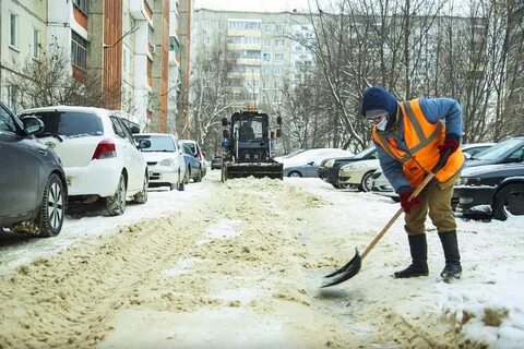 Москва уборка дворов