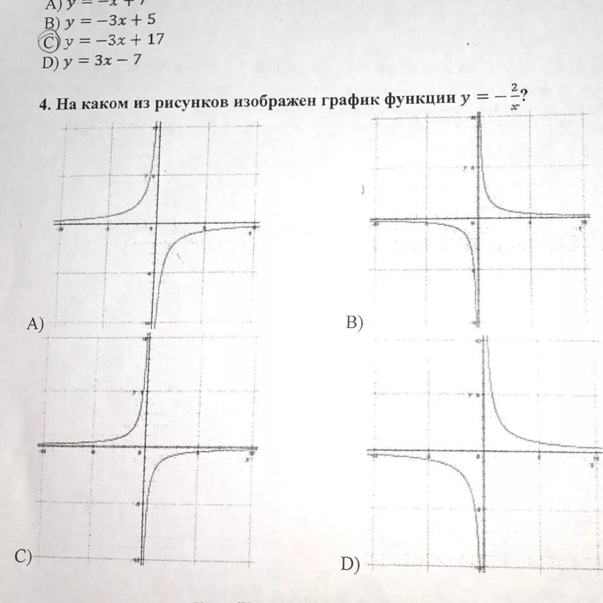 На рисунке изображена график функции у х. График какой функции изображен на чертеже. График какой из функций изображен на рисунке. На каком из рисунков изображен график функции у=-2х+4. График функции изображён на рисунке у 2х.