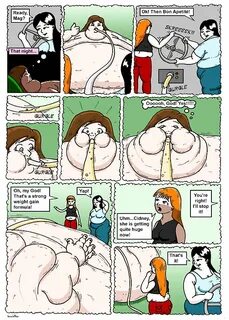 Weight gain porn comics.