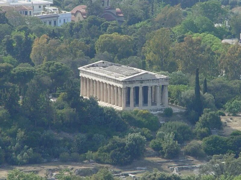 Храм гефеста в афинах фото Файл:Tempel van Hephaistos in Athene,  Википедия