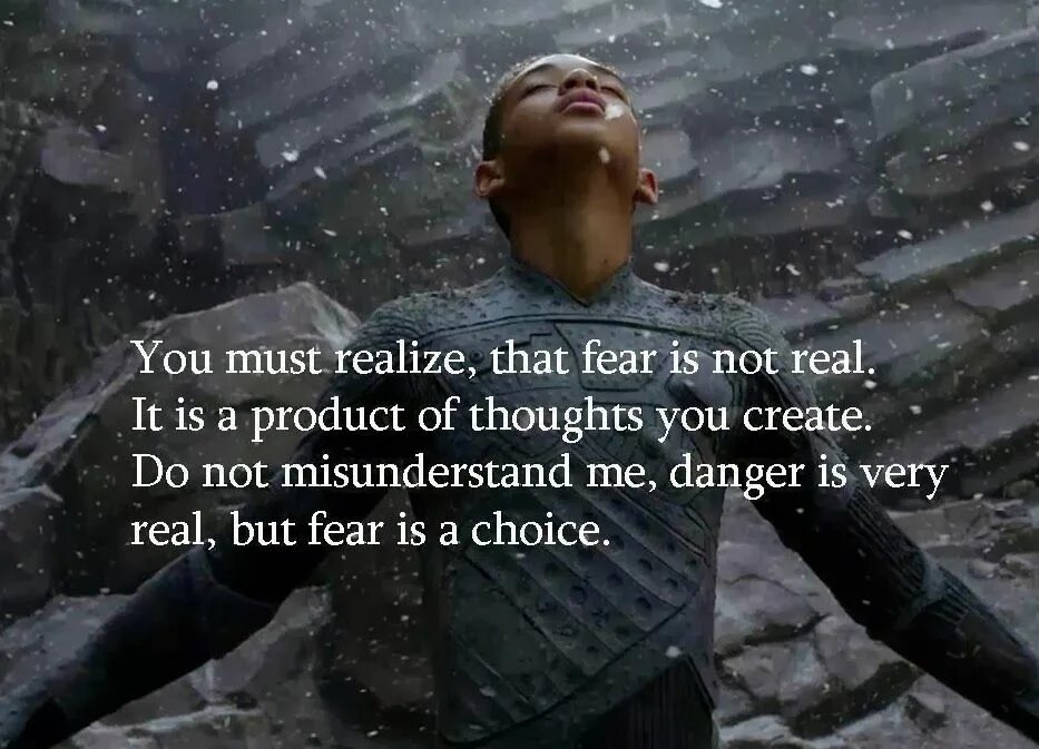 Keeping the fear. Fear of thoughts. Quotes about Fear. Fear of choice.