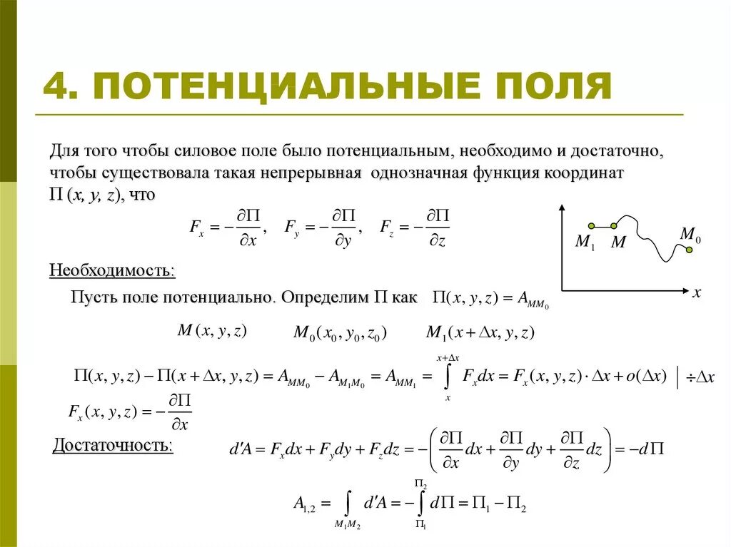 Потенциальное векторное. Потенциал векторного поля пример. Свойства потенциального векторного поля. Понятие потенциального поля. Характеристики потенциального поля.