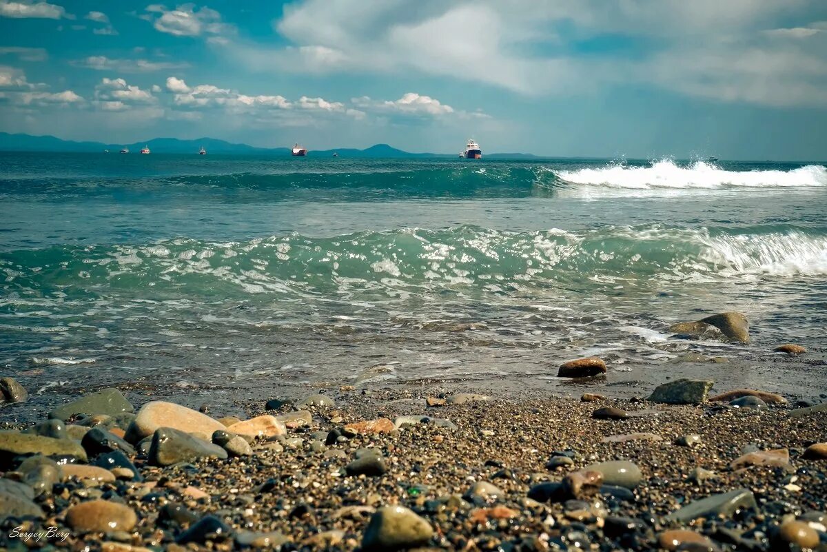 Море видало. Японское море Шамора. Японское море Владивосток. Берег японского моря во Владивостоке. Пляж Шамора Владивосток.