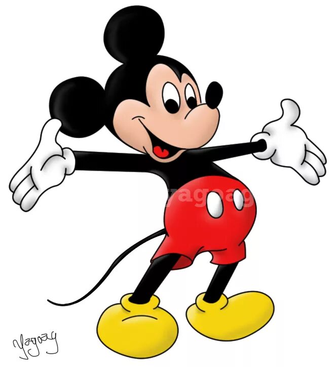 Mickey mouse rebrushed