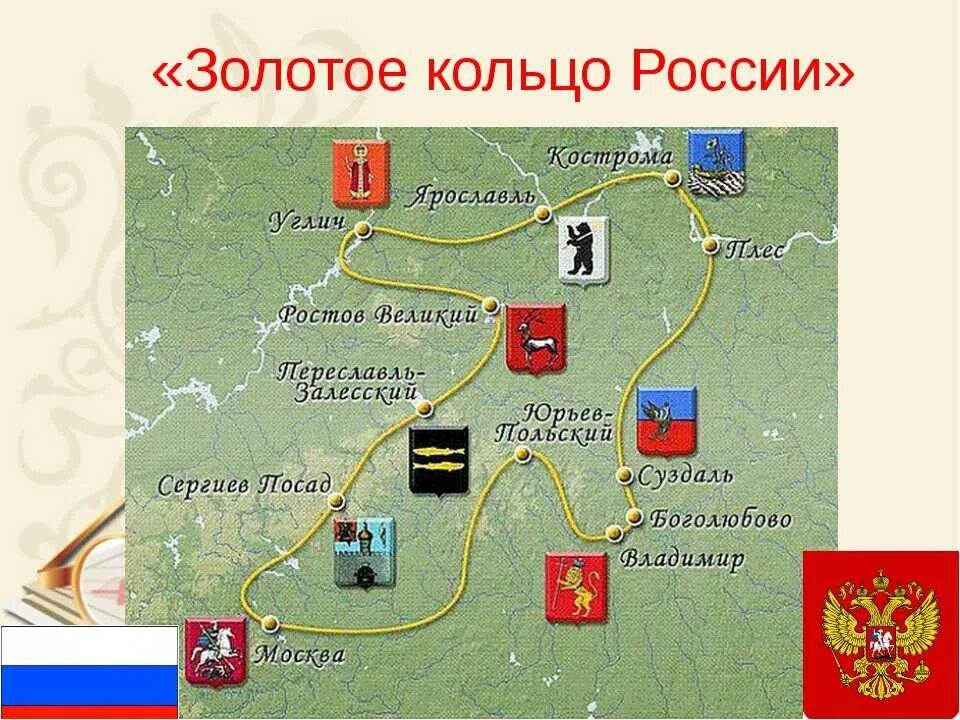 Достопримечательности городов золотого кольца россии 3 класс. Туристический маршрут золотое кольцо России города. Золотое кольцо России на карте туристический маршрут. Города входящие в золотое кольцо России на карте России. Города золотого кольца России список.