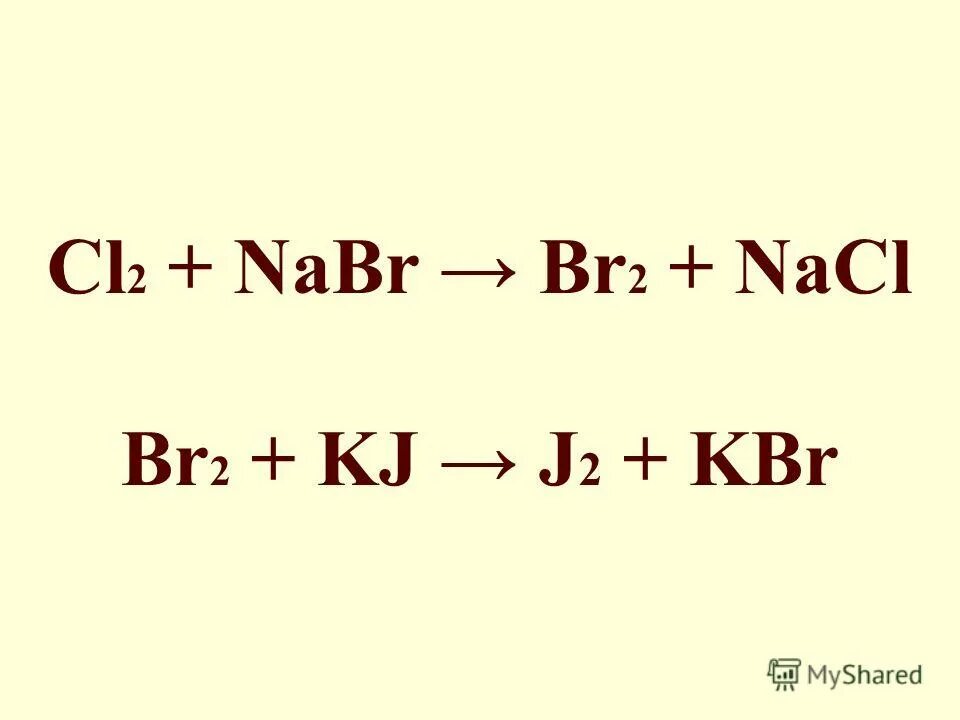 Kbr cl2 naoh