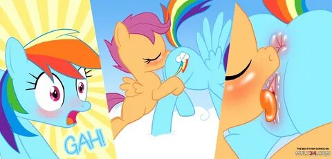 Rainbow Dash and Scootaloo page 2.