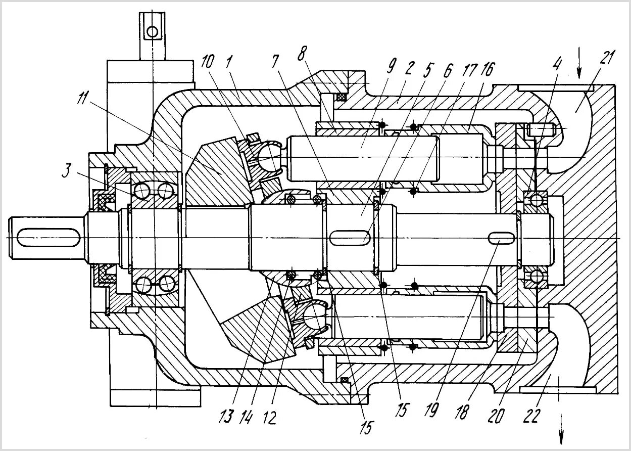 Аксиально поршневой насос 224.20 чертёж. Аксиально поршневая гидромашина. Аксиально поршневой насос чертеж. Аксиально-поршневой гидромотор схема. Насос пд