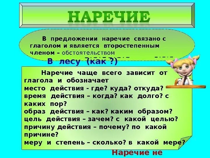 Глагол чаще всего является. Наречие в предложении является. предложения с наречиями. как определить наречие в предложении. предложения с наречиями 4 класс.