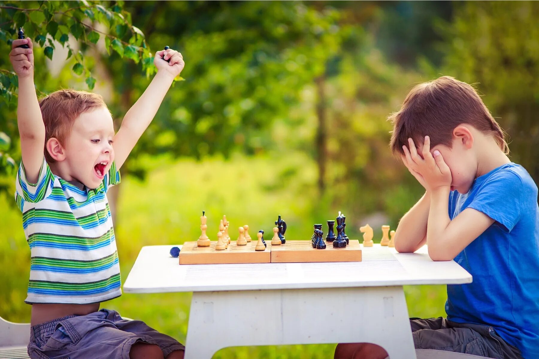 Шахматы для детей. Дети играют. Игры для детей. Дети и природа.