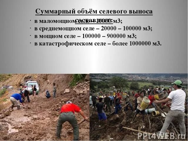 Селевые потоки классифицируют по. Суммарный объем селевого выноса. Основные виды селевых потоков. Виды селевых потоков обж. Сель селевой поток.