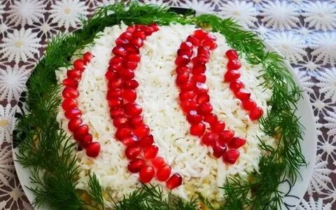 Красивые салаты на новый год