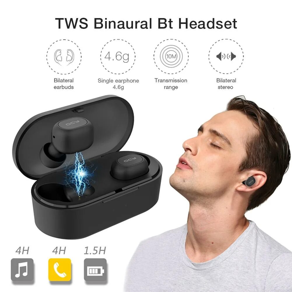 Tws xiaomi отзывы. Наушники TWS 5.2 Bluetooth. TWS QCY t2. Наушники QCY t2s. Беспроводные наушники TWS QCY 10.