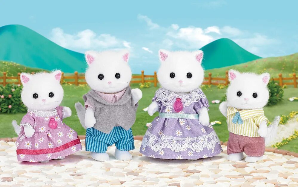 4175 sylvanian. Sylvanian families silk cat family. Sylvanian families 5306. Sylvanian families коты. Сильвания фэмили семьи.