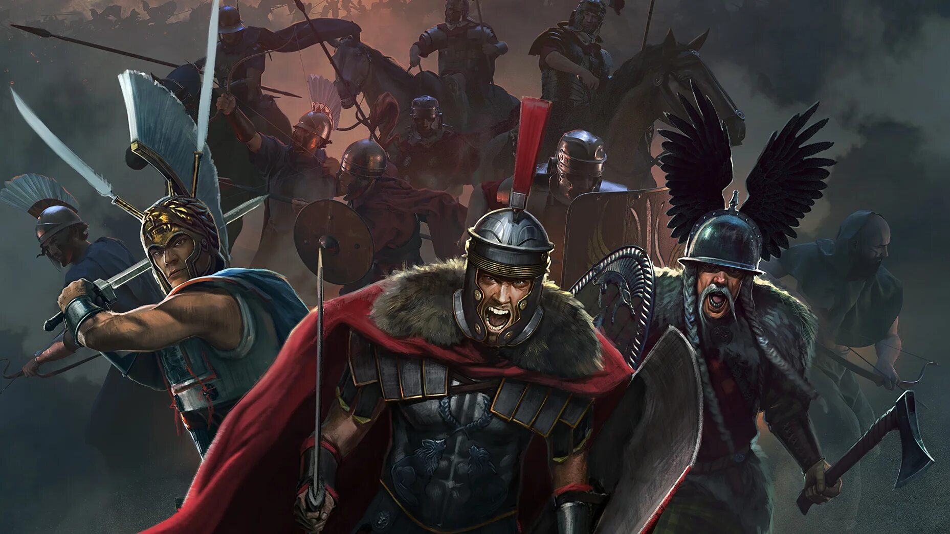 Великие варвары. Тотал вар арена александр македонский. Битва пяти воинств арт. Скандинавия викинги битвы. Майя и три воина.