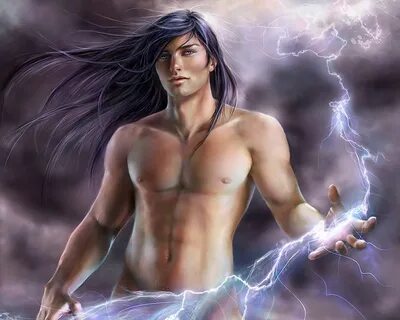 Download free mobile wallpaper People, Lightning, Men, Art, Fantasy. 