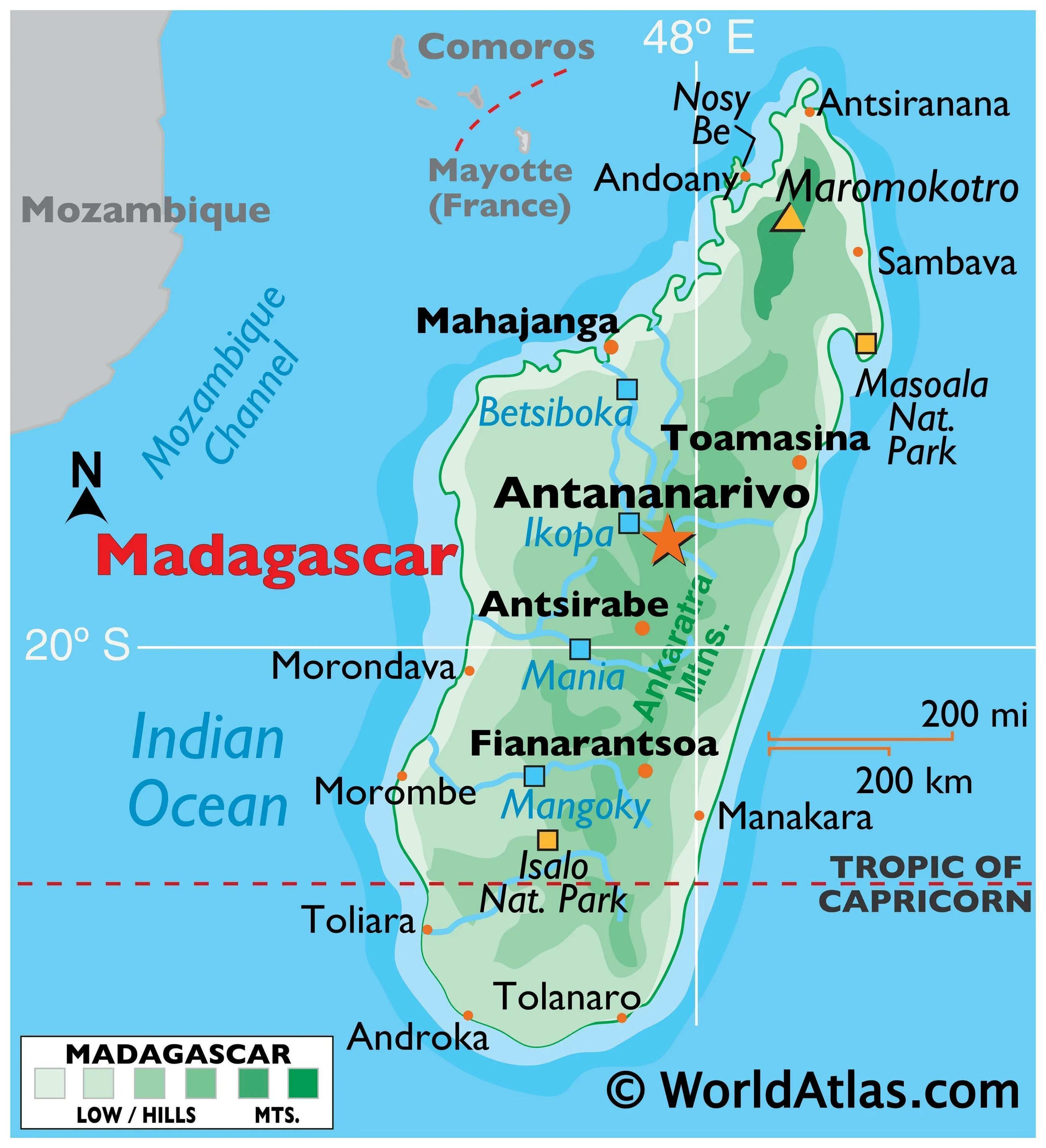 Где остров мадагаскар. Остров Мадагаскар на физической карте. Достопримечательности Мадагаскара на карте. Мадагаскар на карте. Остров Мадагаскар на карте.