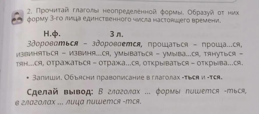 Образуй от глаголов неопределенную форму. Глаголы неопределённой формы 2 лица единственного. Глагол неопределенной формы образованный 2 лица единственного числа. Неопределенная форма 3 лицо единственное число.