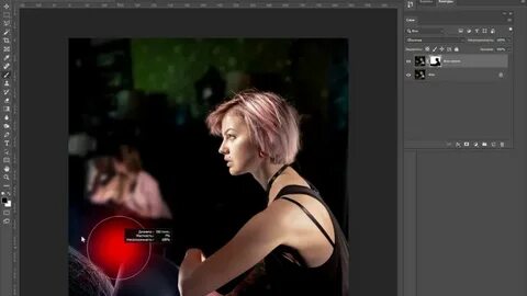 Как размыть фон в фотошопе
