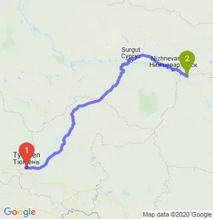 Сургут стрежевой расстояние