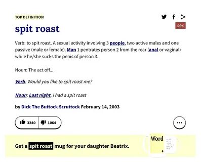 Urban Dictionary Spit Roast : Urban Dictionary Spitroast Deluxe : As.