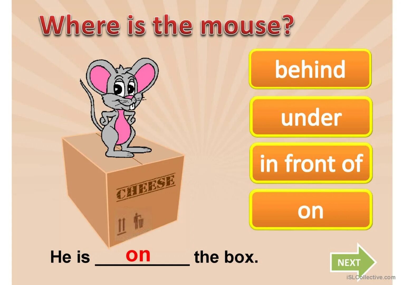 Where is her name. Where is. Картинка where is. Mouse under the Box. In on under where is.