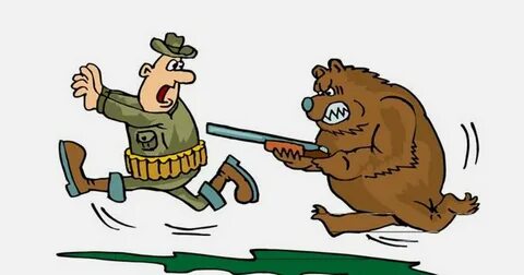 Где упал охотник