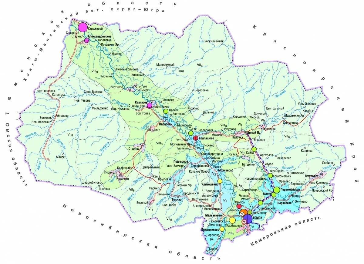 Карта месторождений томской области. Карта Томской области. Карта Томской области с районами. Карта Томской области с населенными пунктами. Карта Томской области с районами и населенными пунктами.