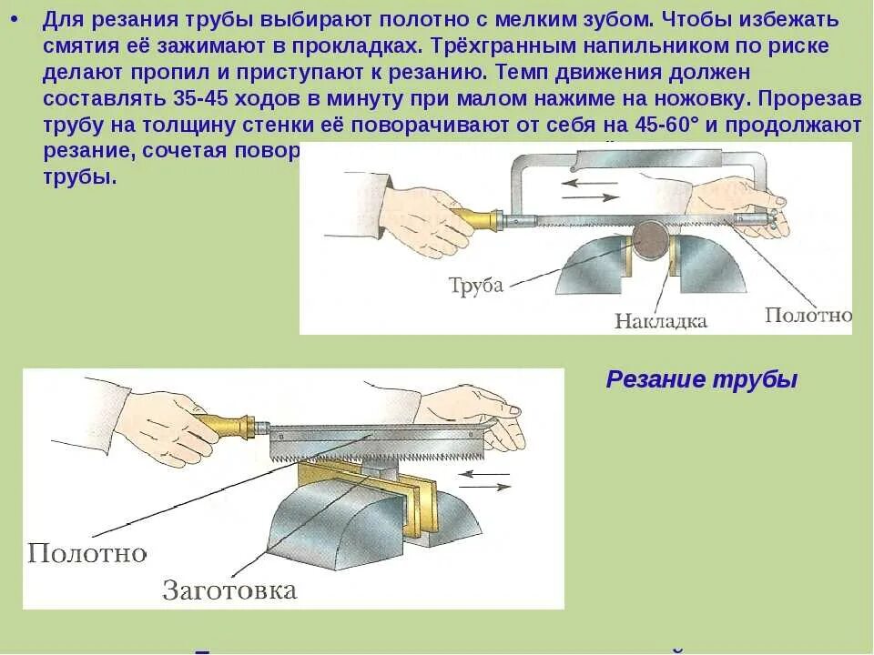 Резка ножовкой. Пиление металла слесарной ножовкой 6 класс. Инструменты для опиливания металла слесарное дело. Резка и опиливание металла слесарное дело. Резка металла ручной ножовкой.