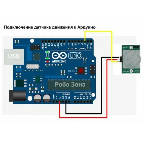 Как подключить движения