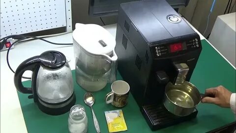 Чистка кофемашины лимонной кислотой