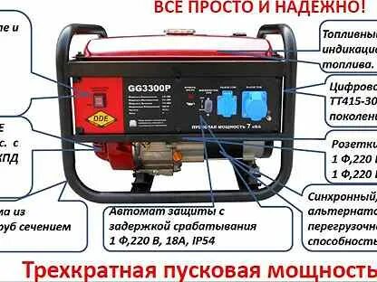 Как правильно подобрать генератор