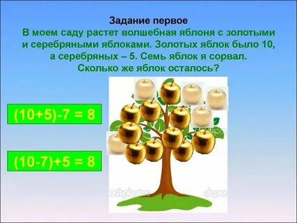 Количество яблок с яблони