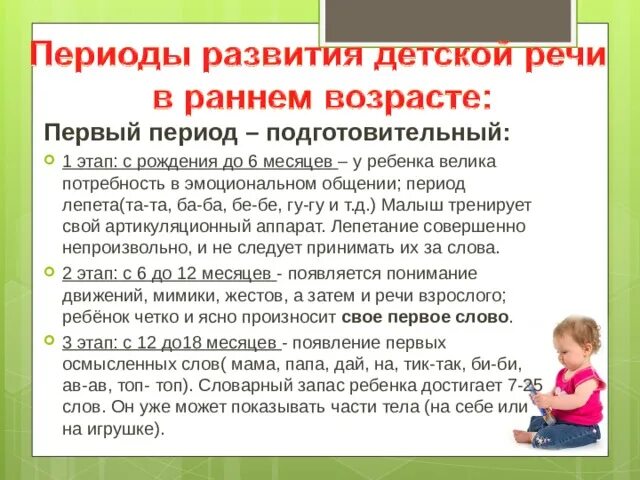 Как помочь ребенку заговорить в год